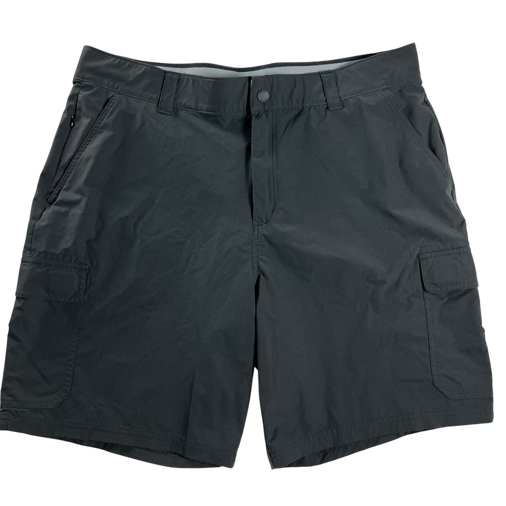 Orvis Black Cargo Hiking Shorts Nylon Outdoor Utility Men's 40 Gorpcore